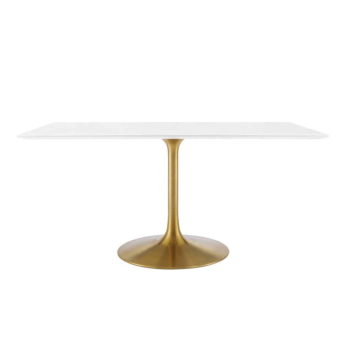 Lippa 60" Rectangular Wood Dining Table - Gold White