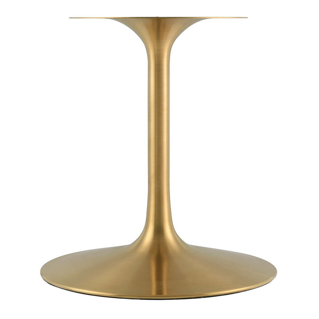 Lippa 78" Oval Faux Marble Dining Table - Gold White