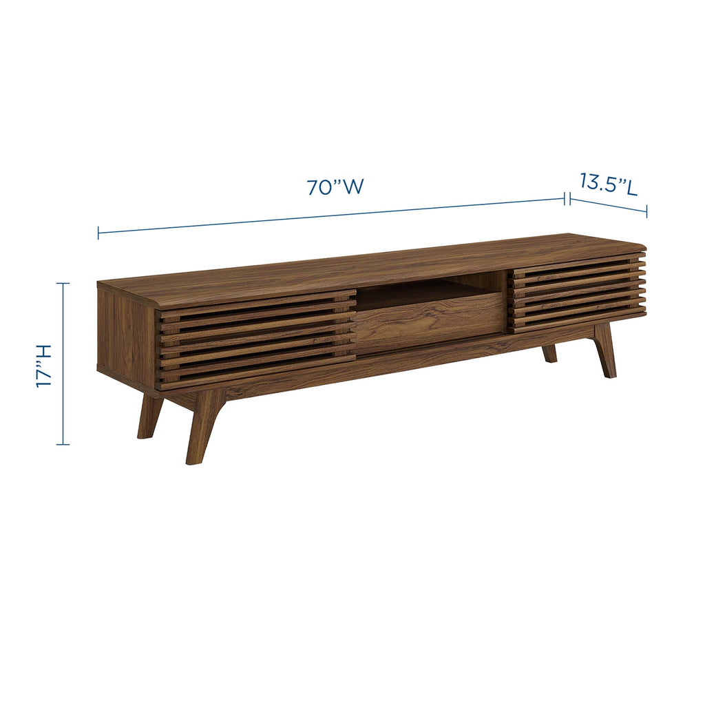 Render 70" TV Stand - Walnut