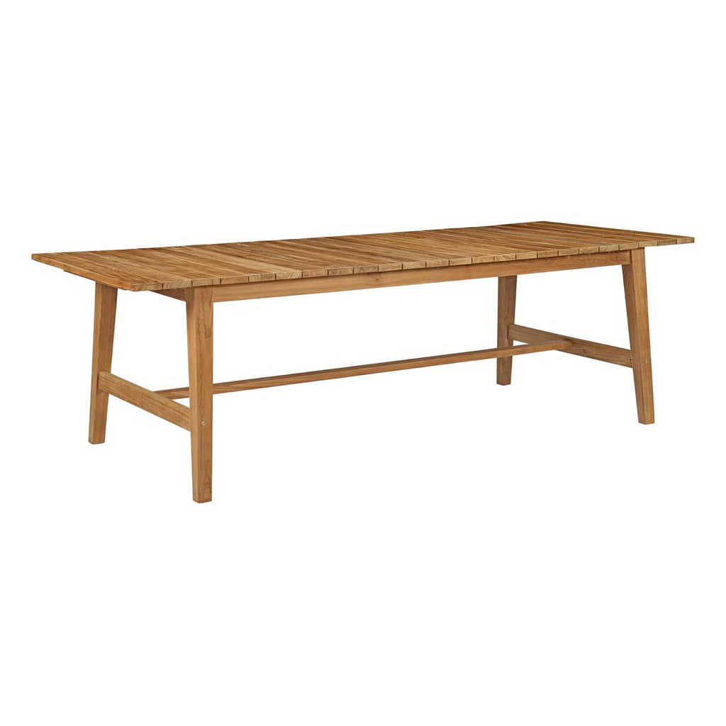 Marina 7 Piece Outdoor Patio Teak Dining Set - Natural (EEI-3310-NAT-SET)