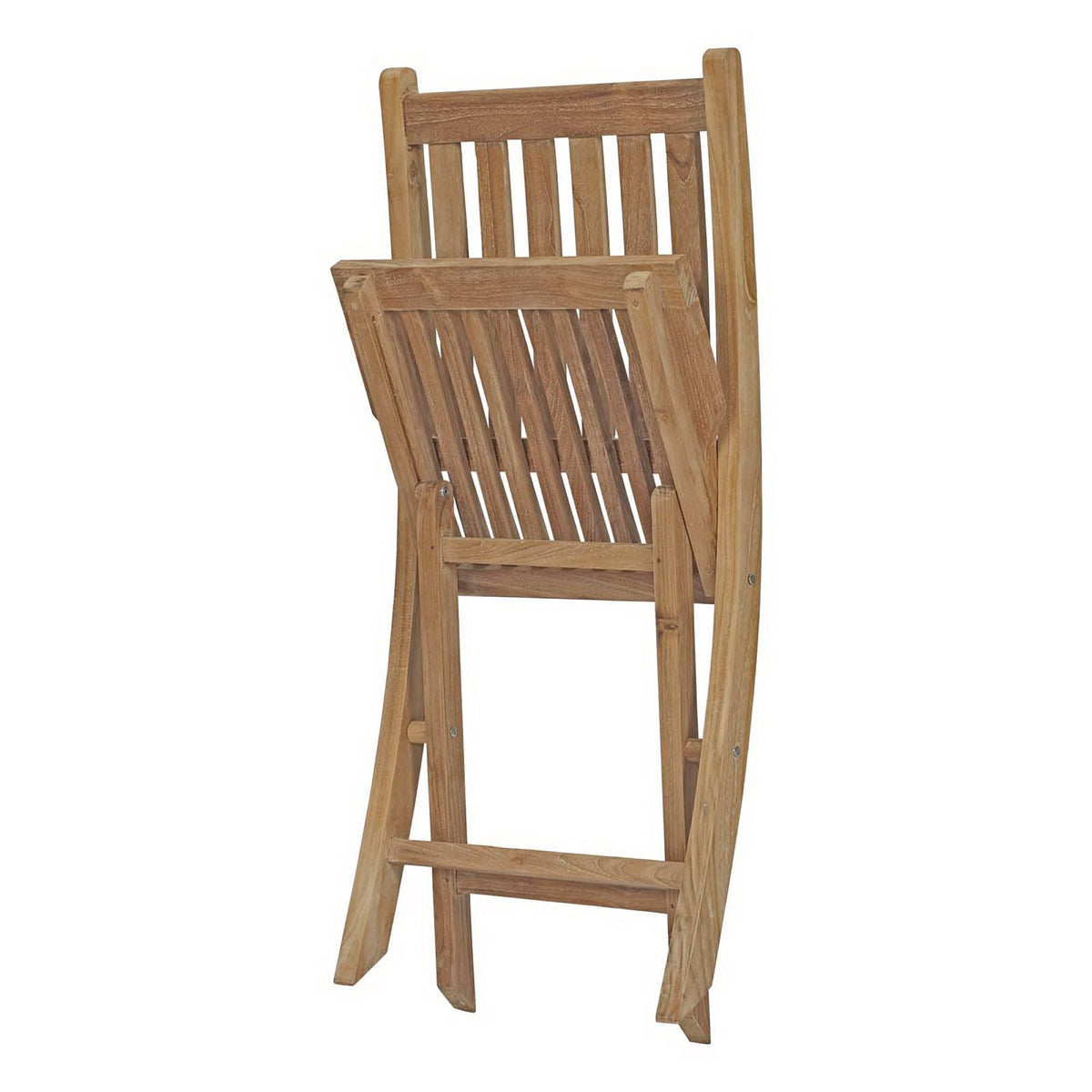 Marina 9 Piece Outdoor Patio Teak Dining Set - Natural (EEI-3313-NAT-SET)