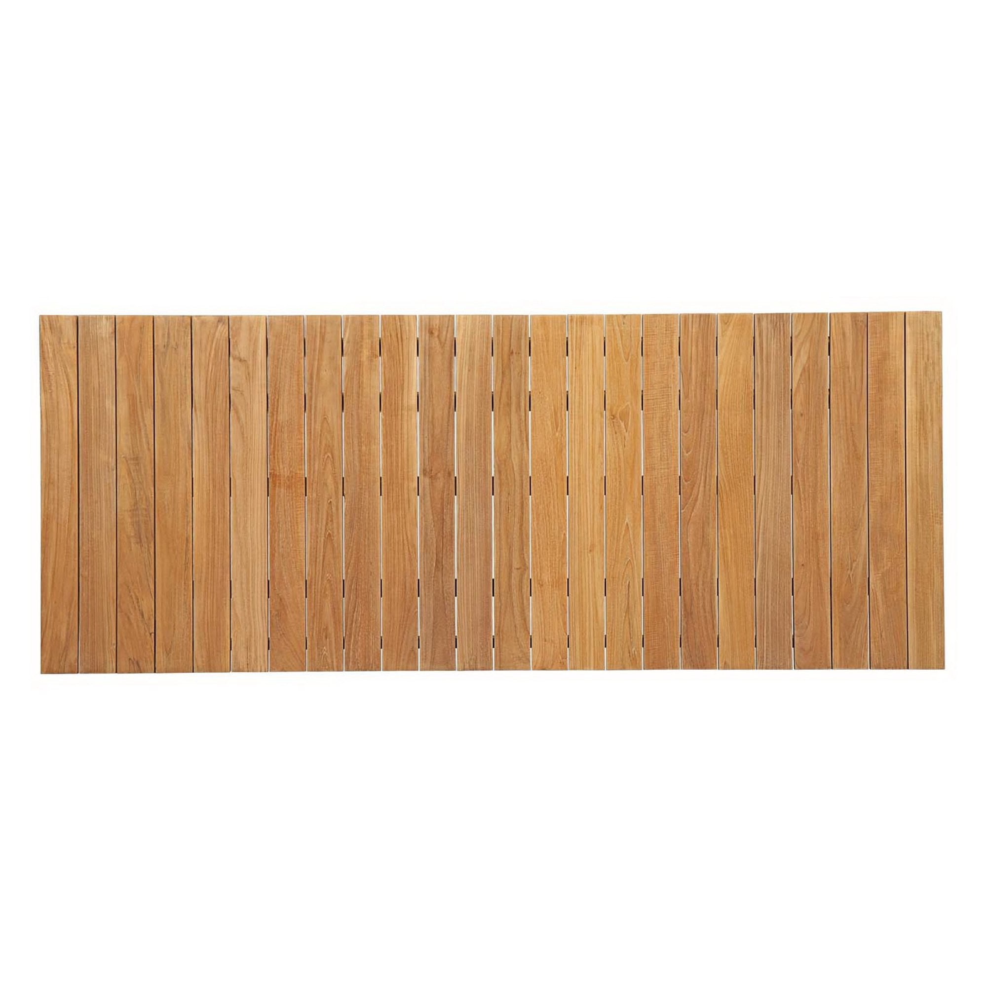Marina 9 Piece Outdoor Patio Teak Dining Set - Natural (EEI-3313-NAT-SET)