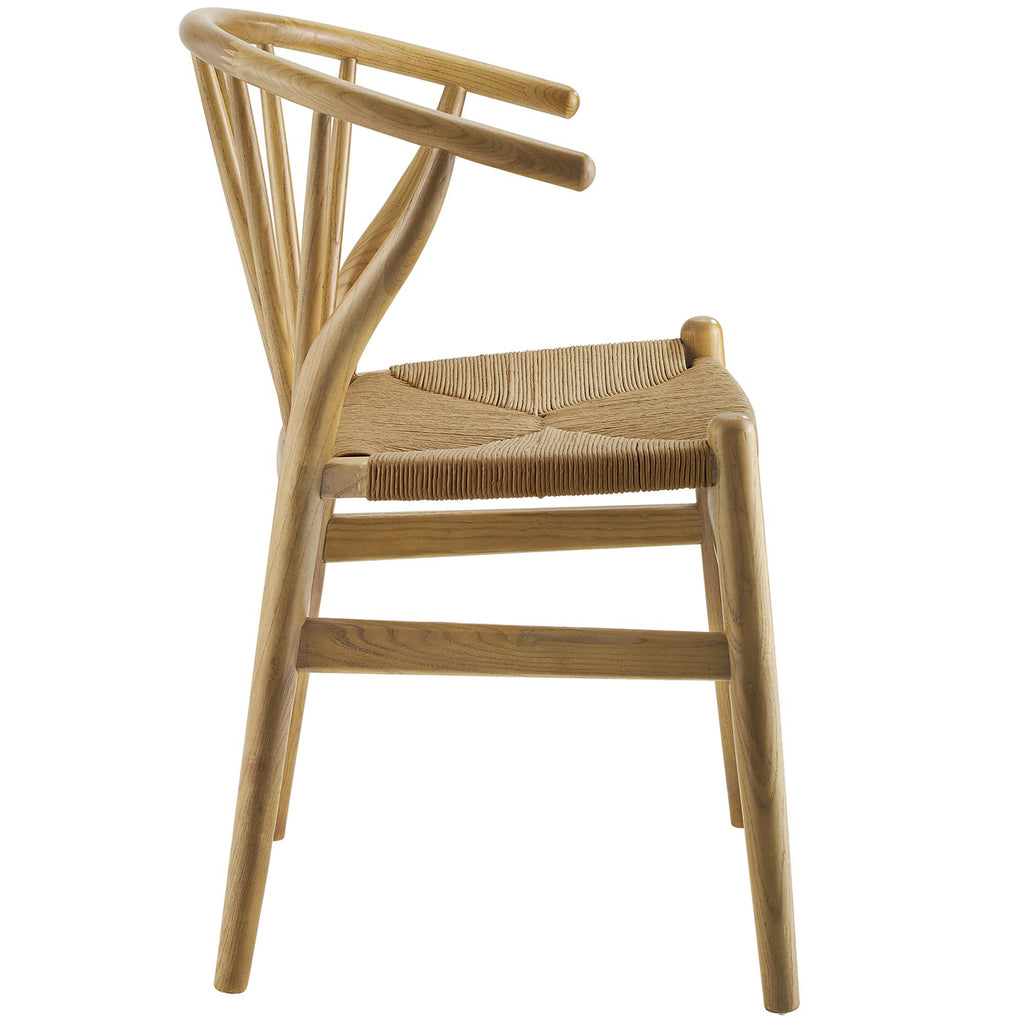 Flourish Spindle Wood Dining Side Chair - Natural