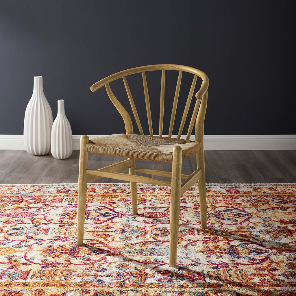 Flourish Spindle Wood Dining Side Chair - Natural
