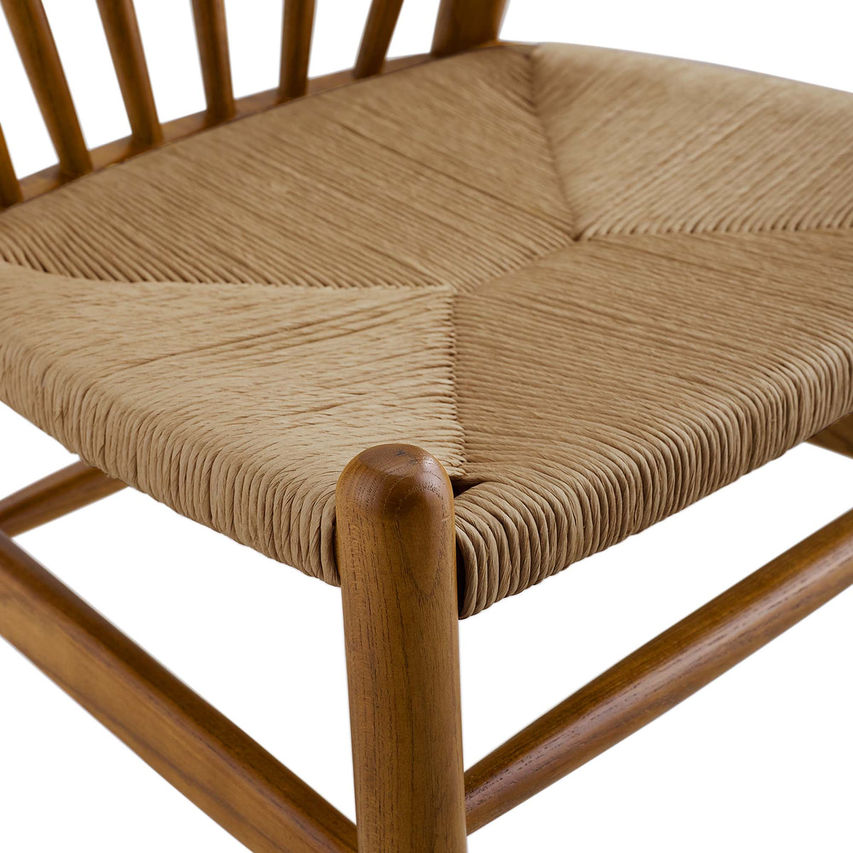 Flourish Spindle Wood Dining Side Chair - Walnut