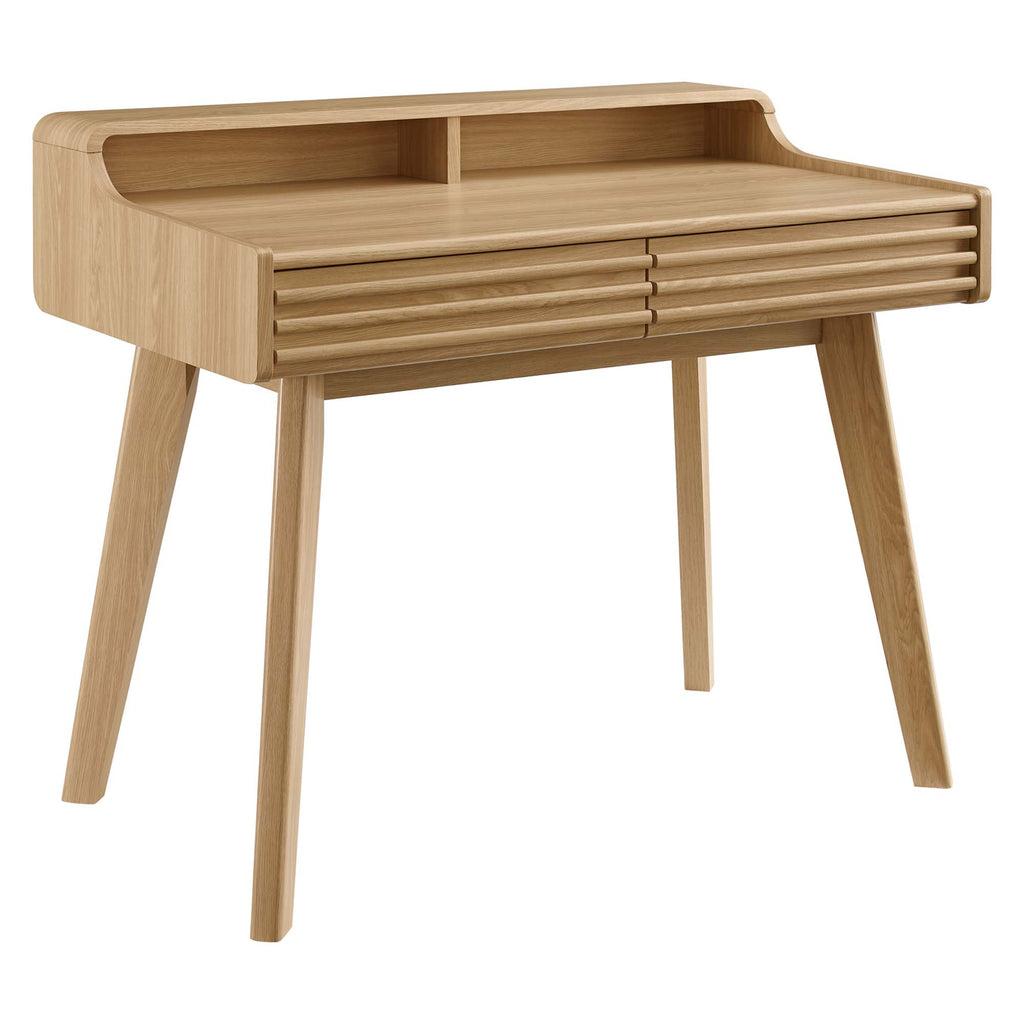Render Writing Desk - Oak