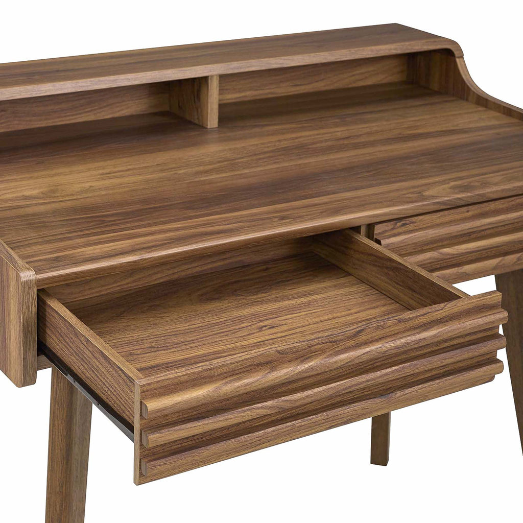 Render Writing Desk - Walnut