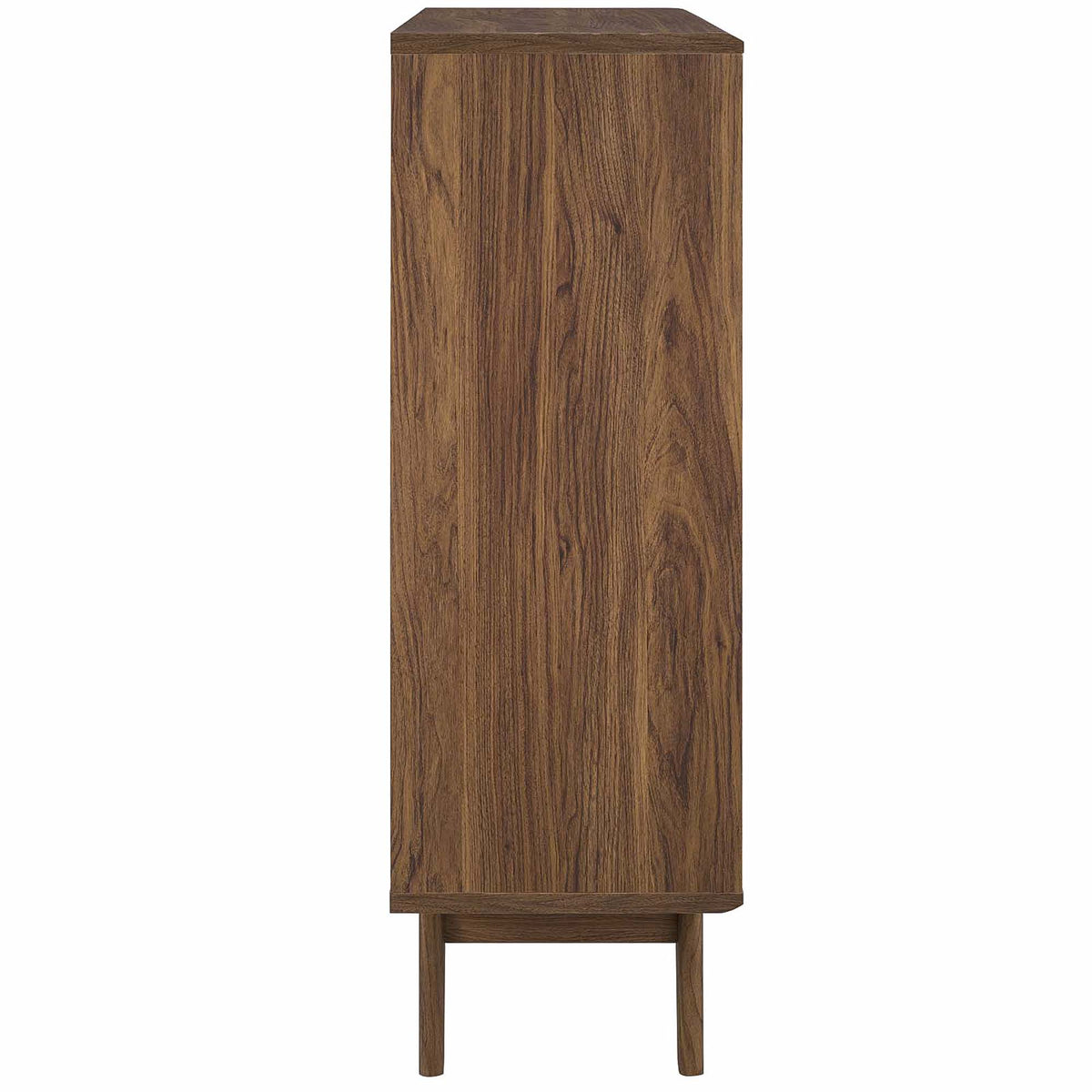 Render Three-Tier Display Storage Cabinet Stand - Walnut