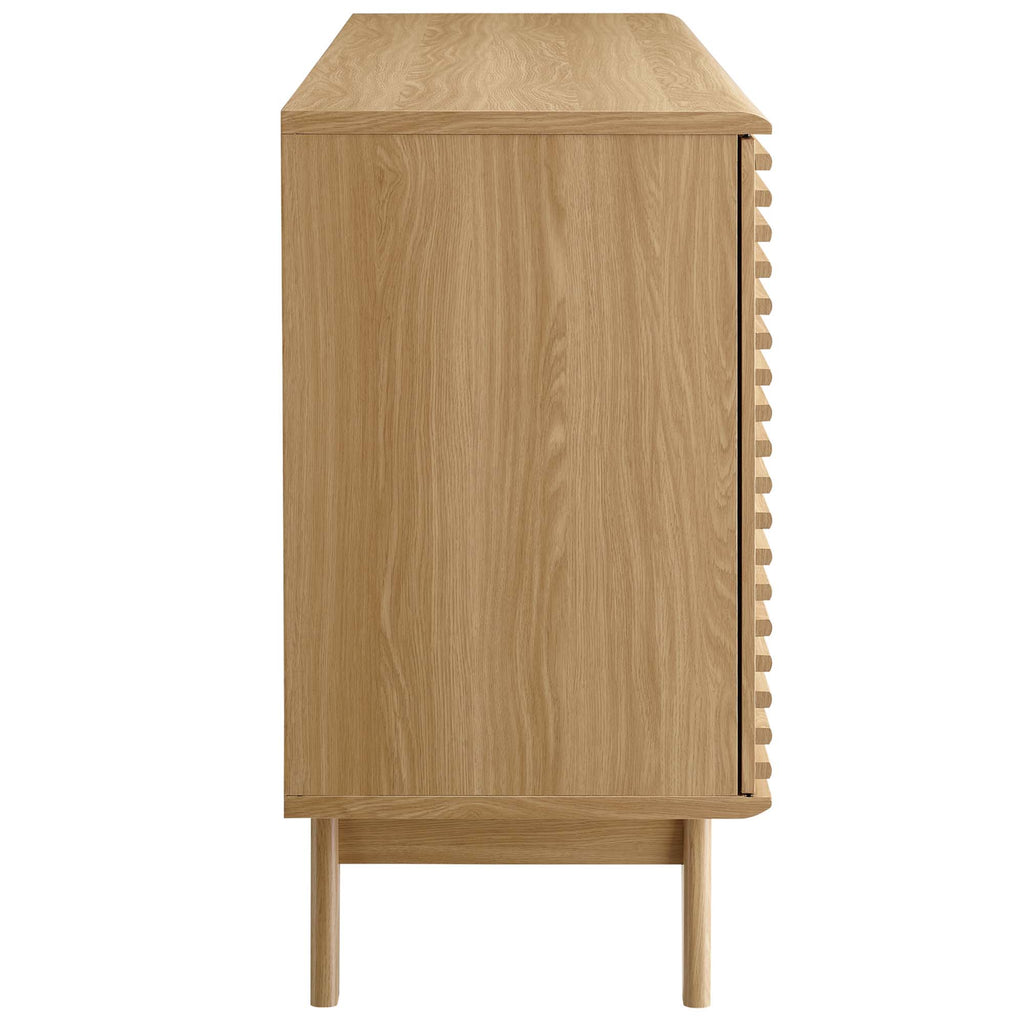 Render 63" Sideboard Buffet Table or TV Stand - Oak