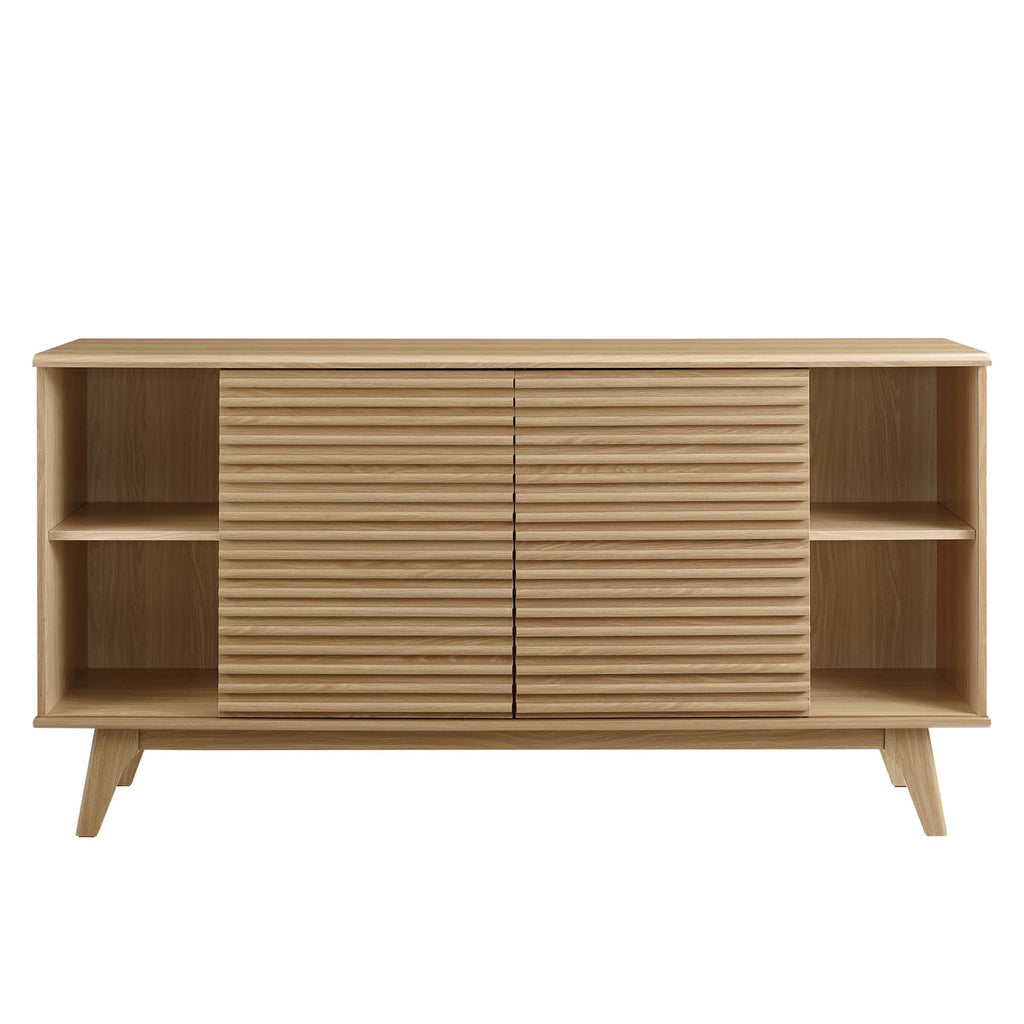 Render 63" Sideboard Buffet Table or TV Stand - Oak