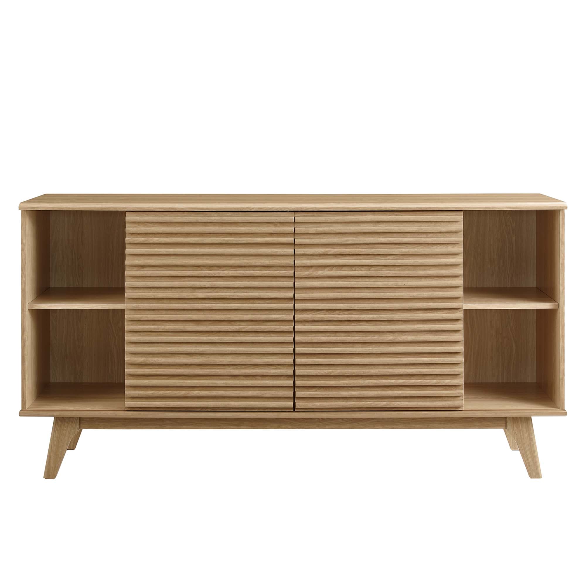 Render 63" Sideboard Buffet Table or TV Stand - Oak