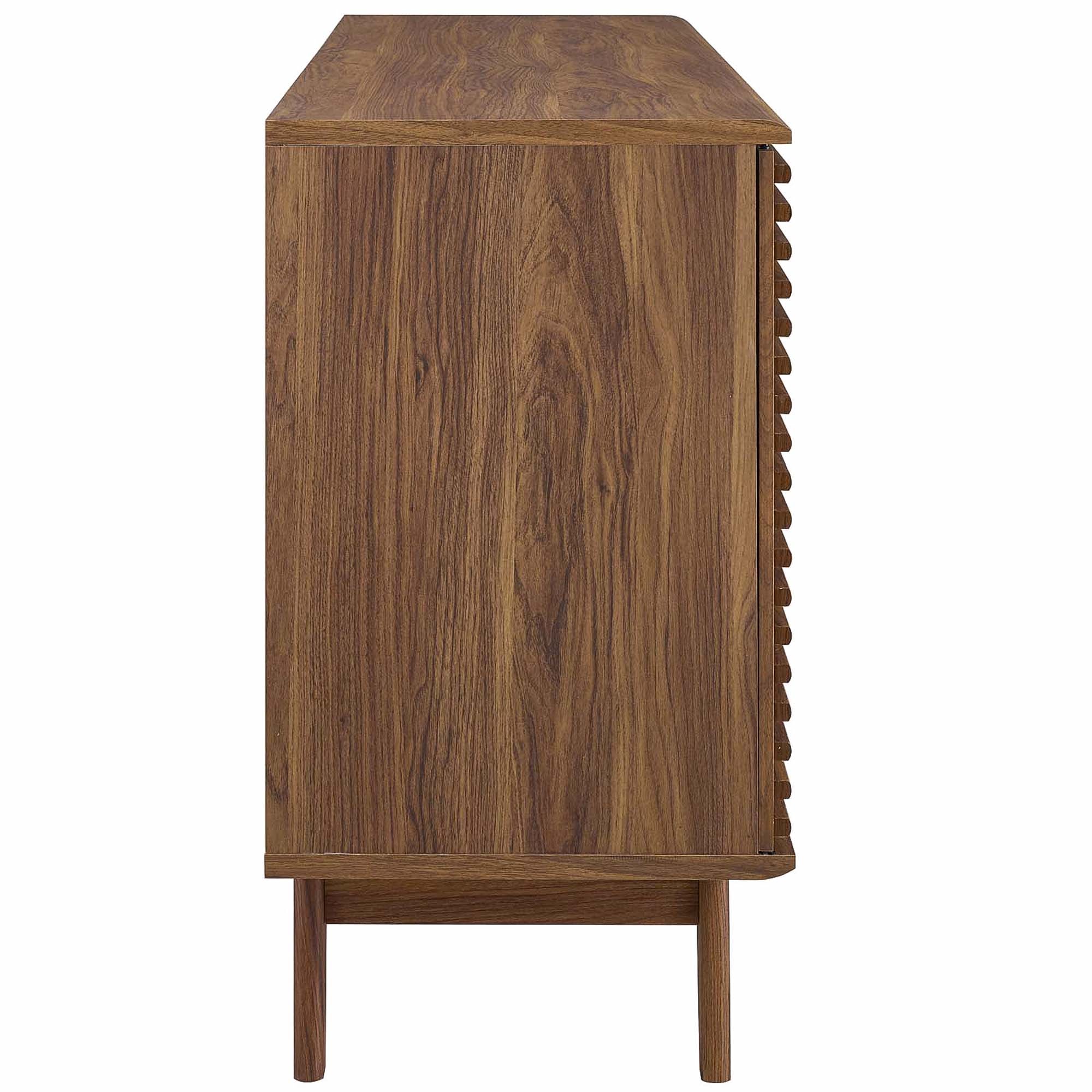 Render 63" Sideboard Buffet Table or TV Stand - Walnut