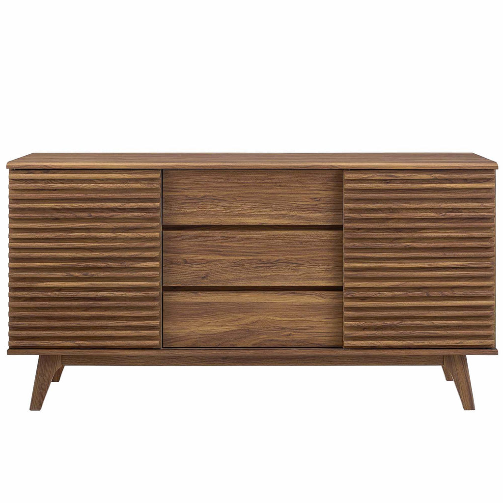 Render 63" Sideboard Buffet Table or TV Stand - Walnut