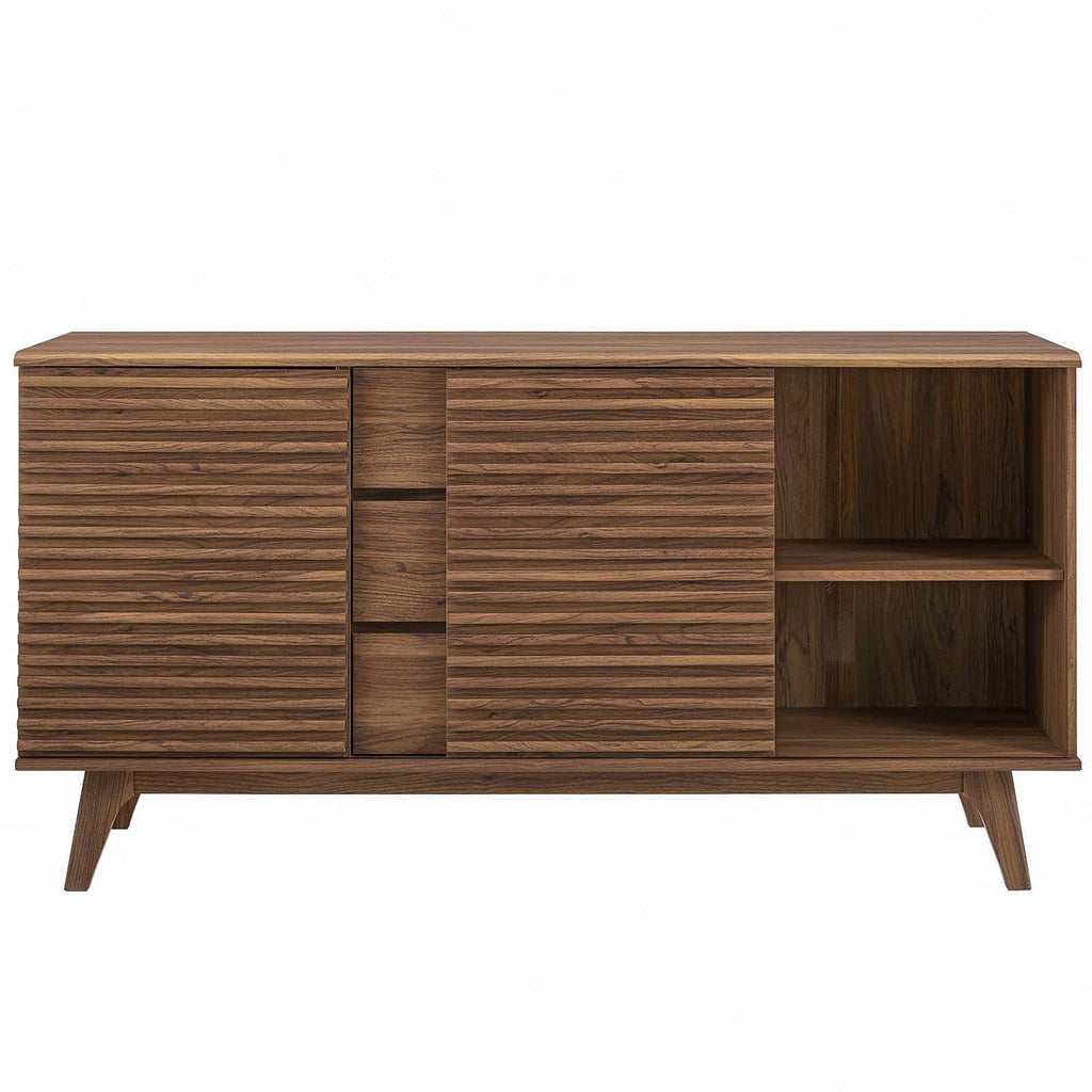 Render 63" Sideboard Buffet Table or TV Stand - Walnut