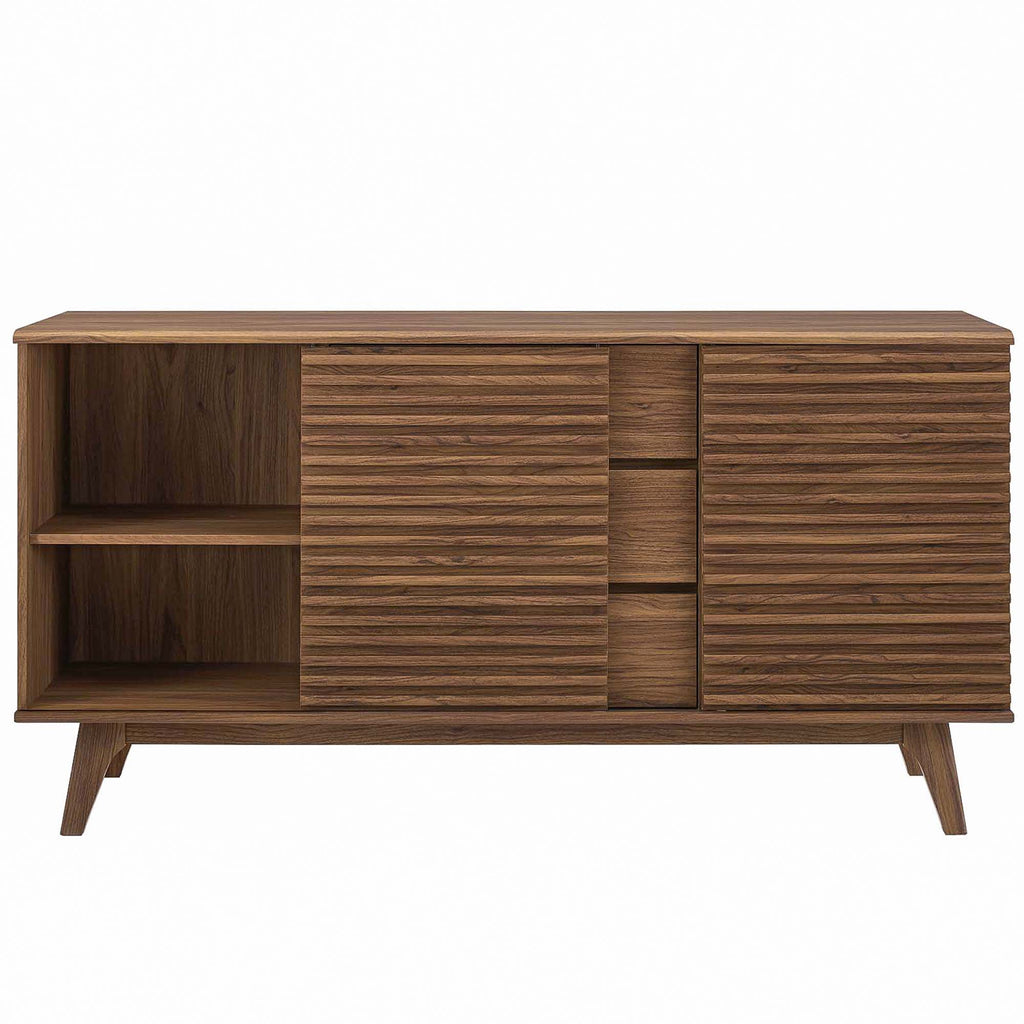 Render 63" Sideboard Buffet Table or TV Stand - Walnut