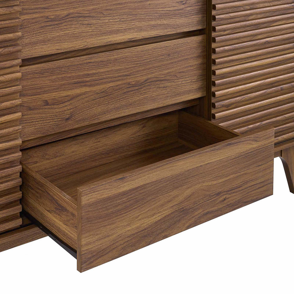 Render 63" Sideboard Buffet Table or TV Stand - Walnut