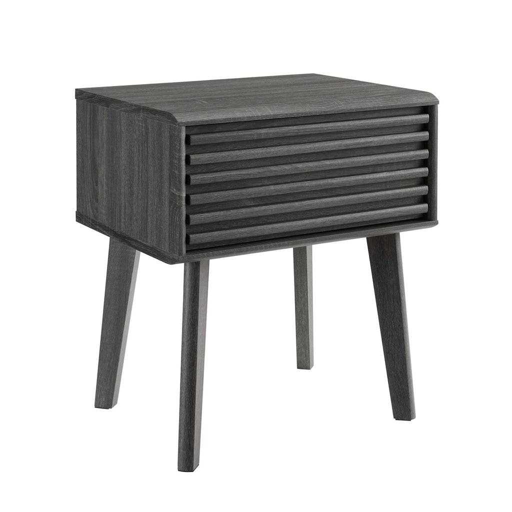 Render End Table - Charcoal