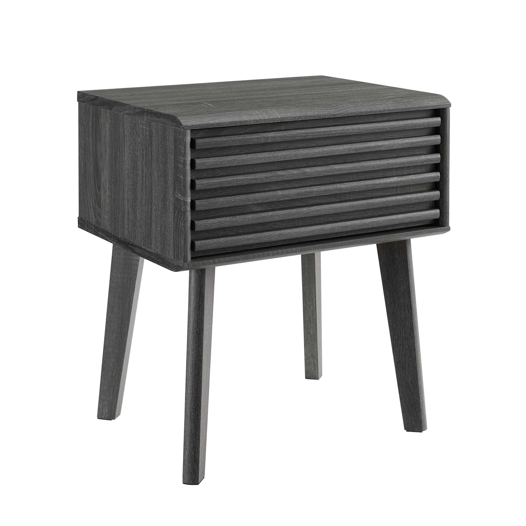 Render End Table - Charcoal