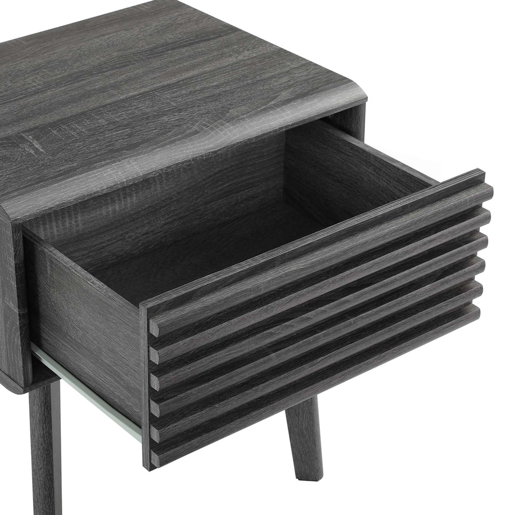 Render End Table - Charcoal