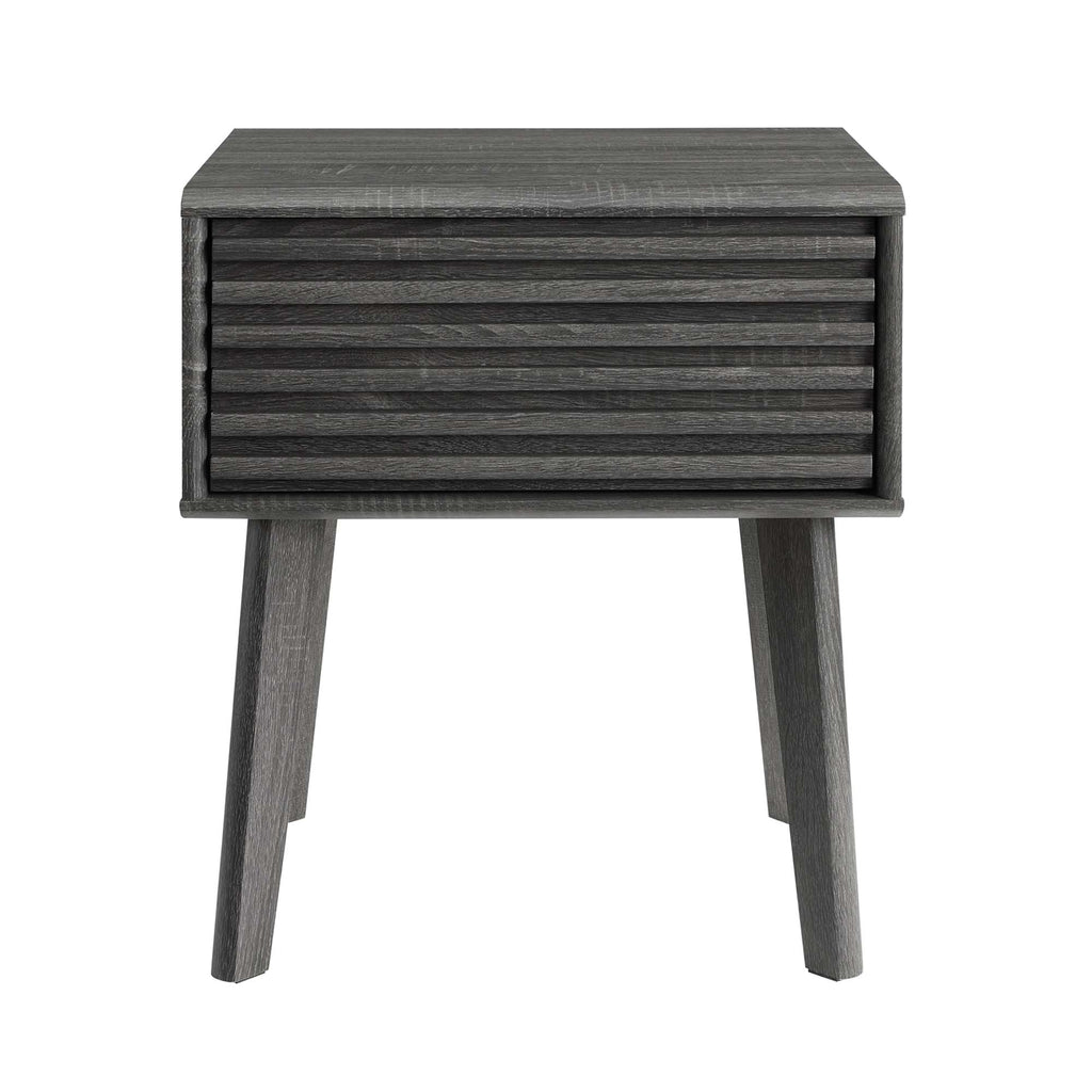 Render End Table - Charcoal