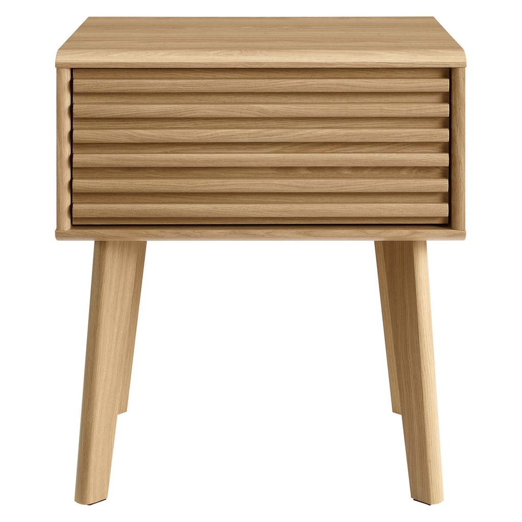 Render End Table - Oak