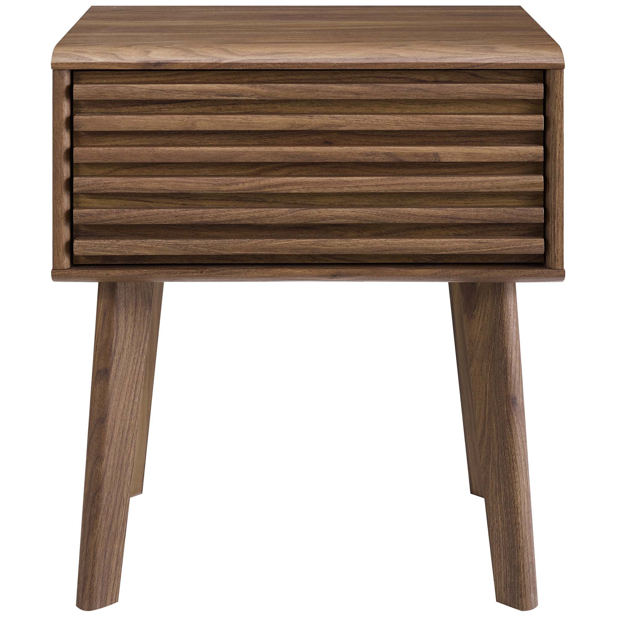 Render End Table - Walnut