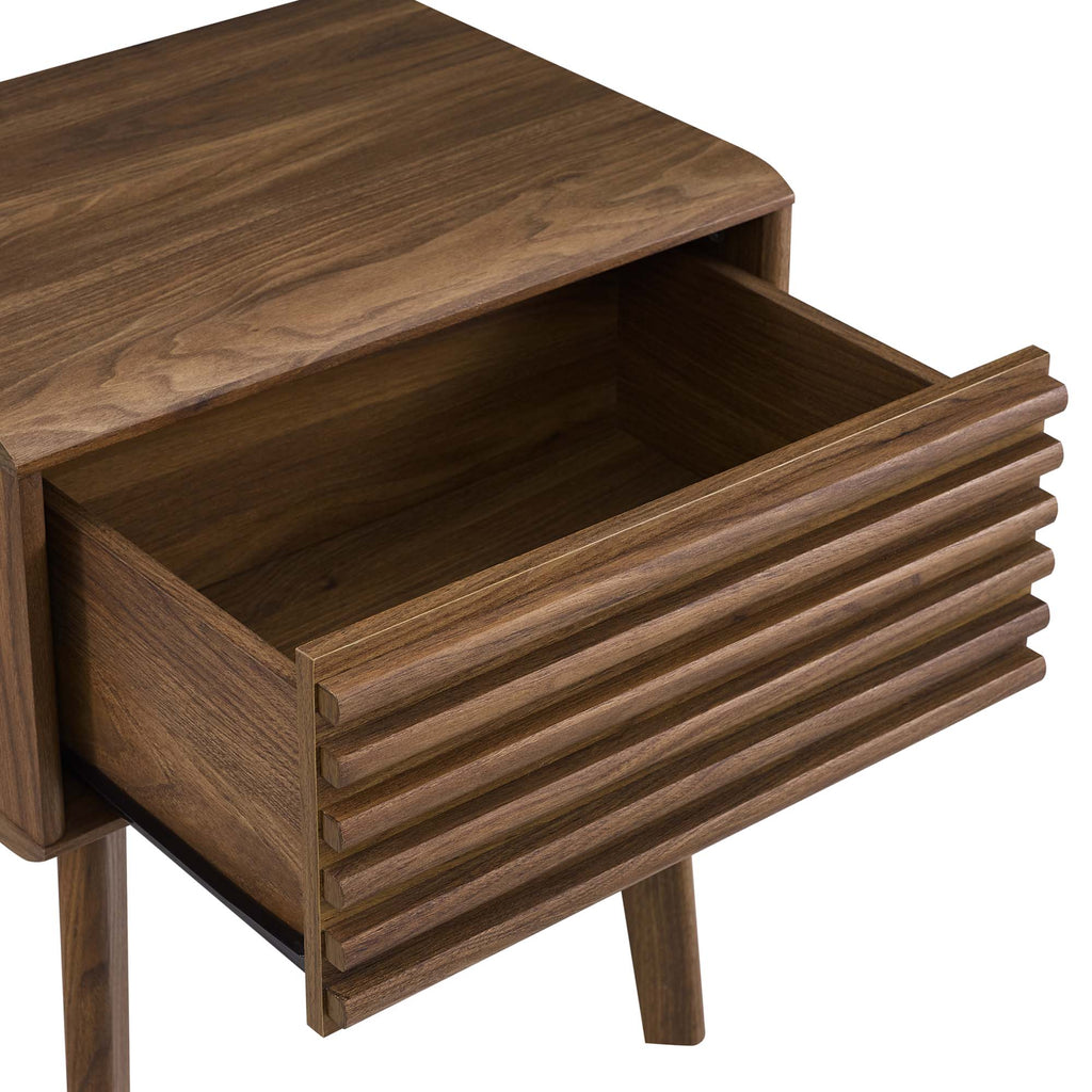 Render End Table - Walnut