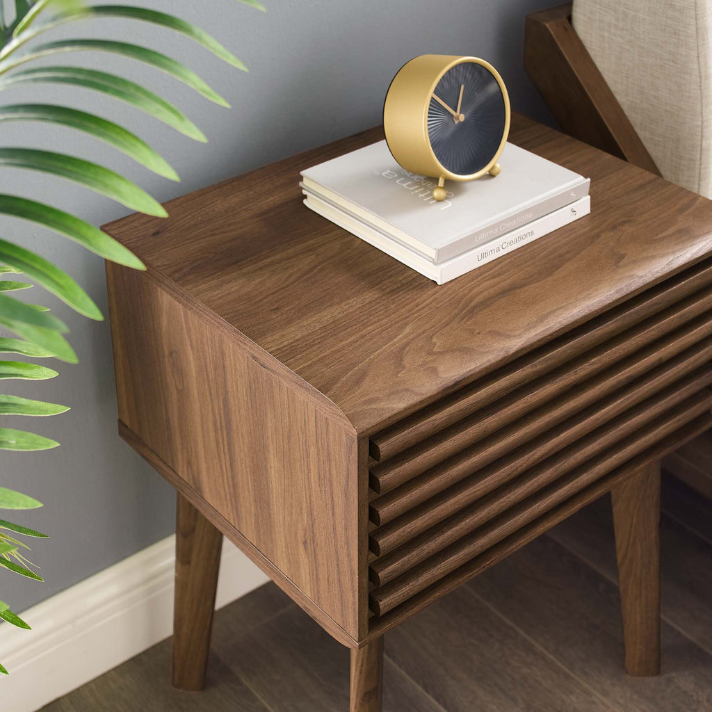 Render End Table - Walnut