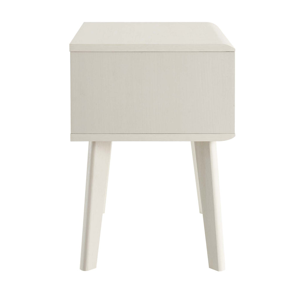 Render End Table - White