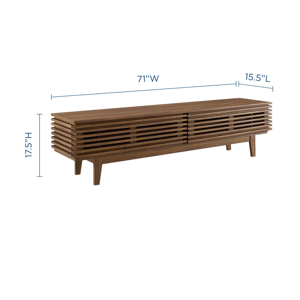 Render 71" TV Stand - Walnut