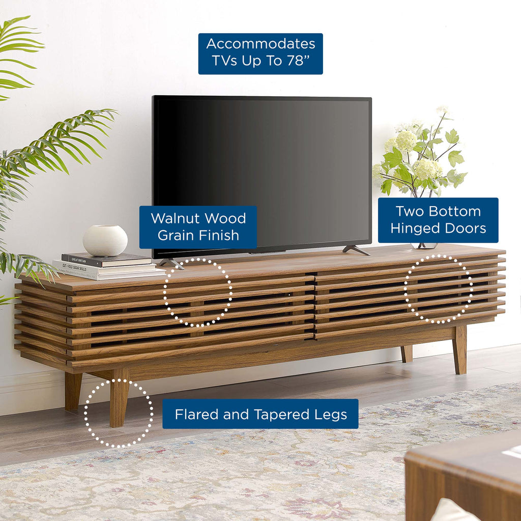 Render 71" TV Stand - Walnut