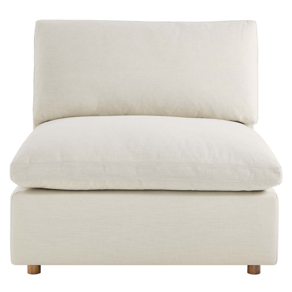 Commix 8-Piece Down Filled Overstuffed Sectional Sofa - Light Beige