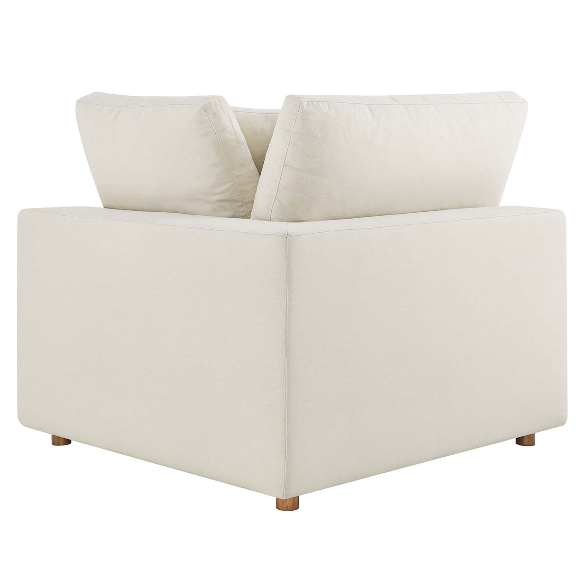 Commix 7-Piece Down Filled Overstuffed Sectional Sofa - Light Beige
