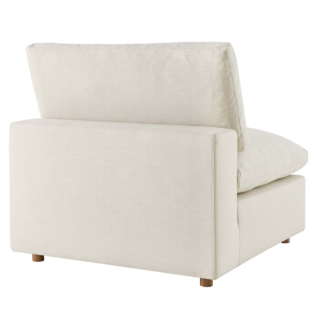 Commix 7-Piece Down Filled Overstuffed Sectional Sofa - Light Beige