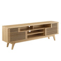 Render 71" Media Console TV Stand - Oak