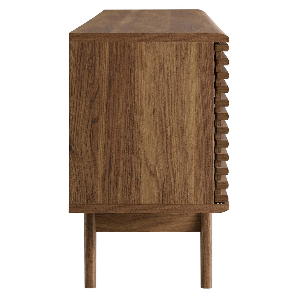 Render 71" Media Console TV Stand - Walnut