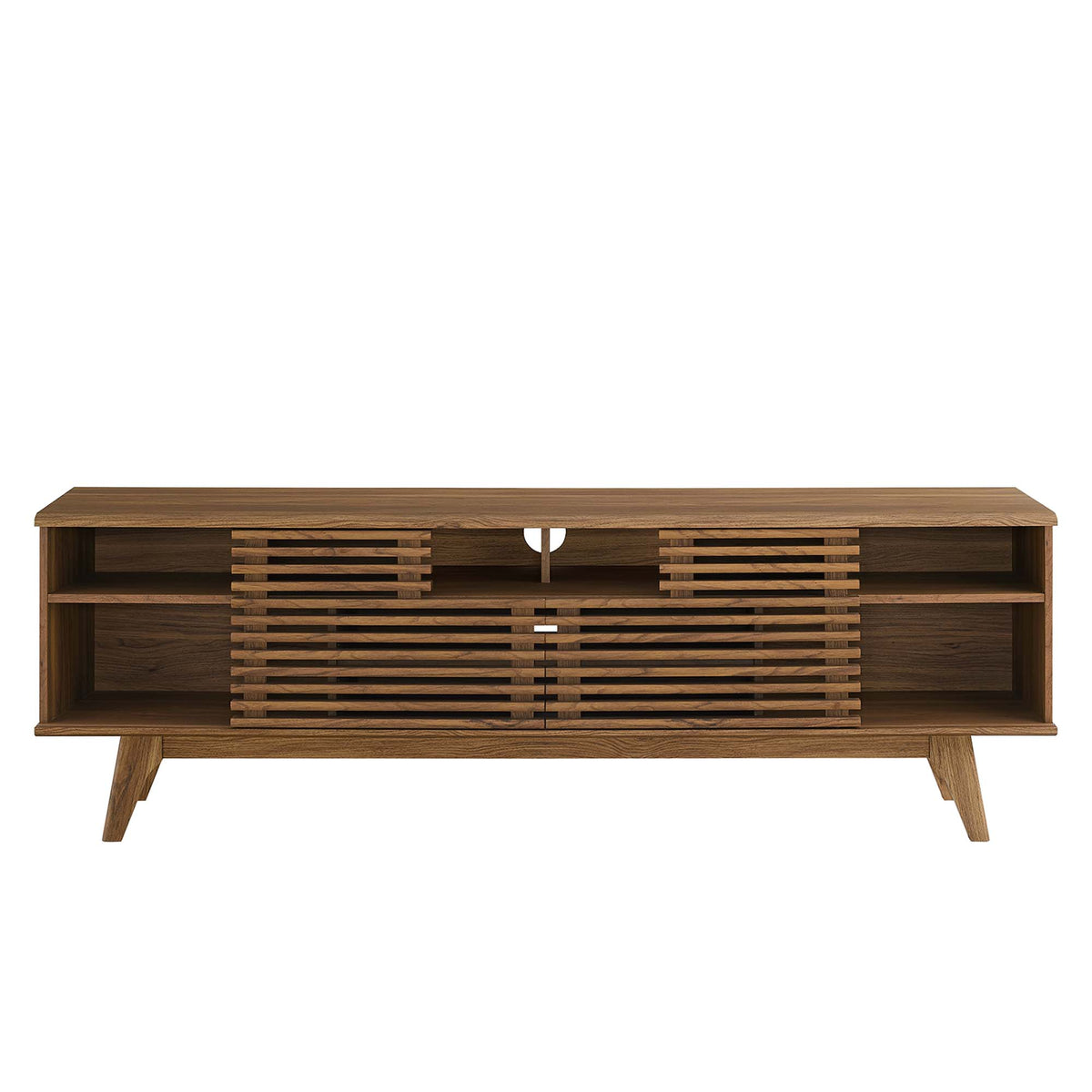 Render 71" Media Console TV Stand - Walnut