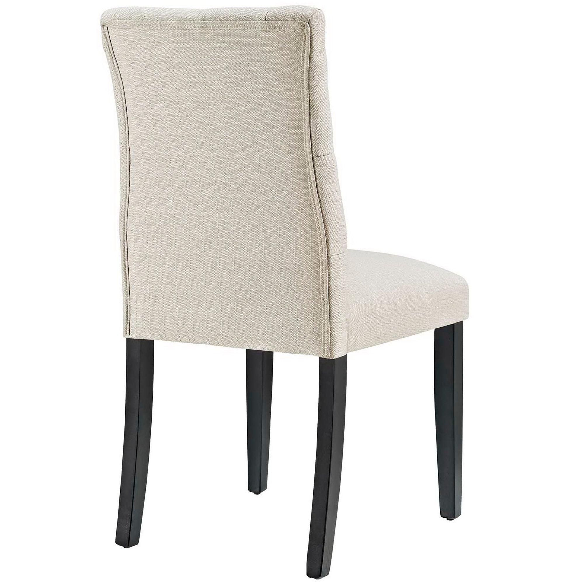 Duchess Fabric Dining Chair Set of 4 - Beige
