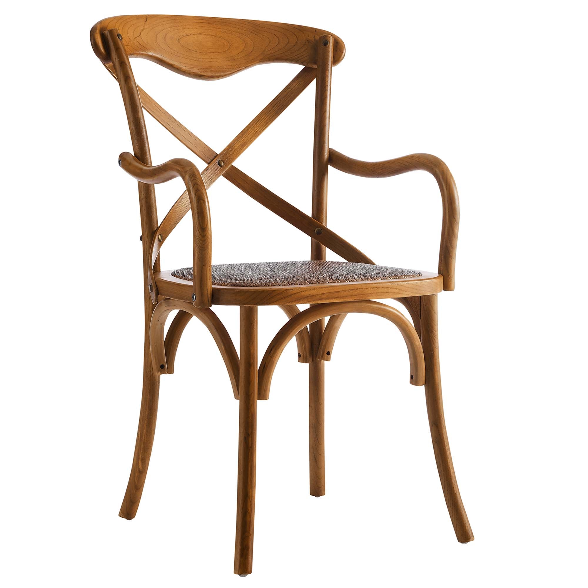 Gear Dining Armchair Set of 4 - Walnut