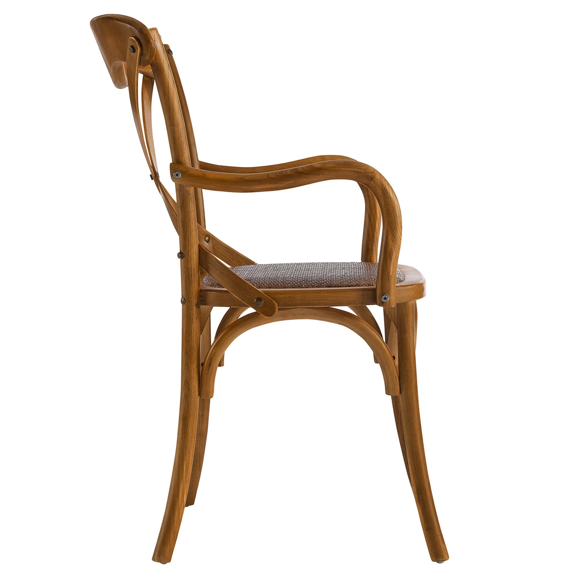 Gear Dining Armchair Set of 4 - Walnut