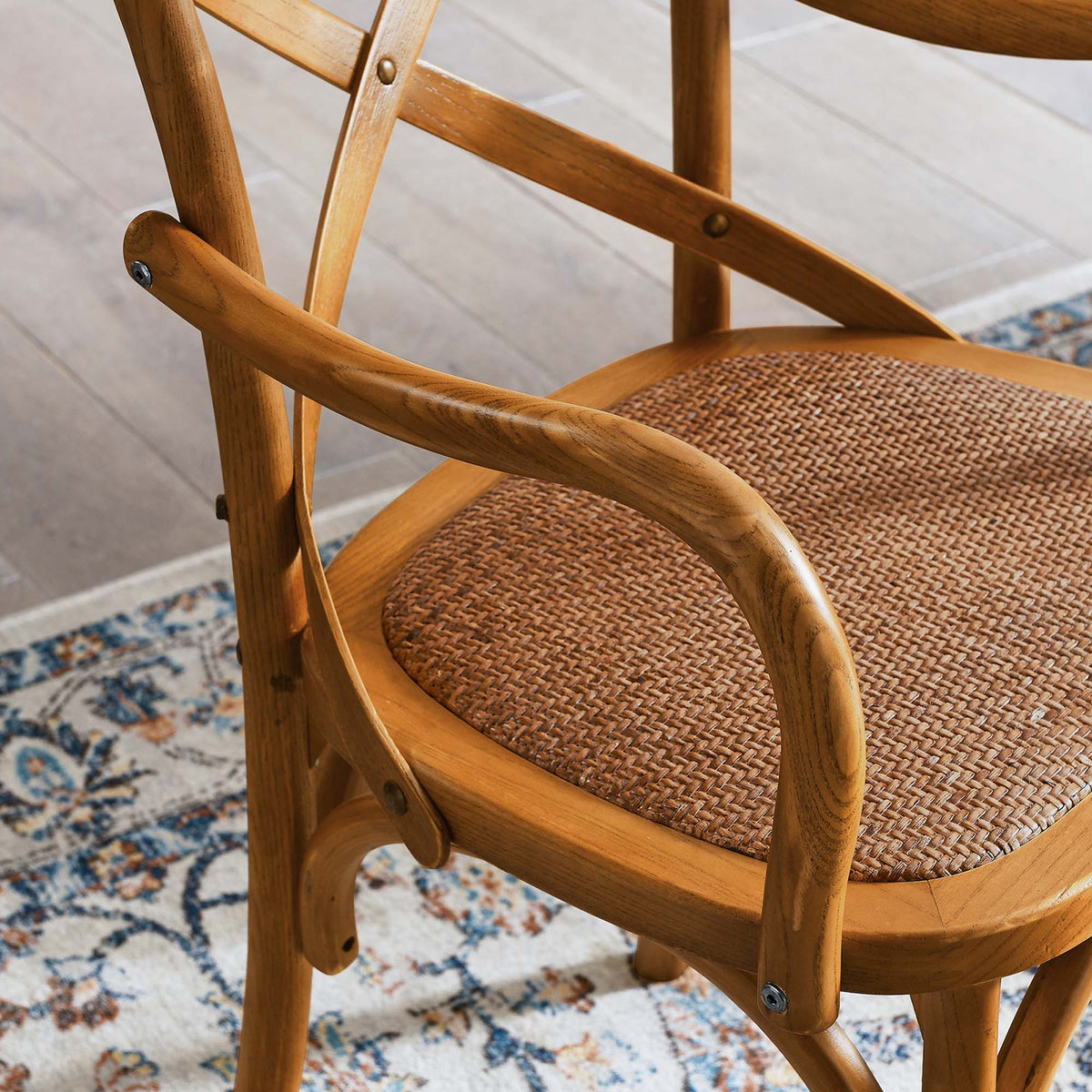 Gear Dining Armchair Set of 4 - Walnut