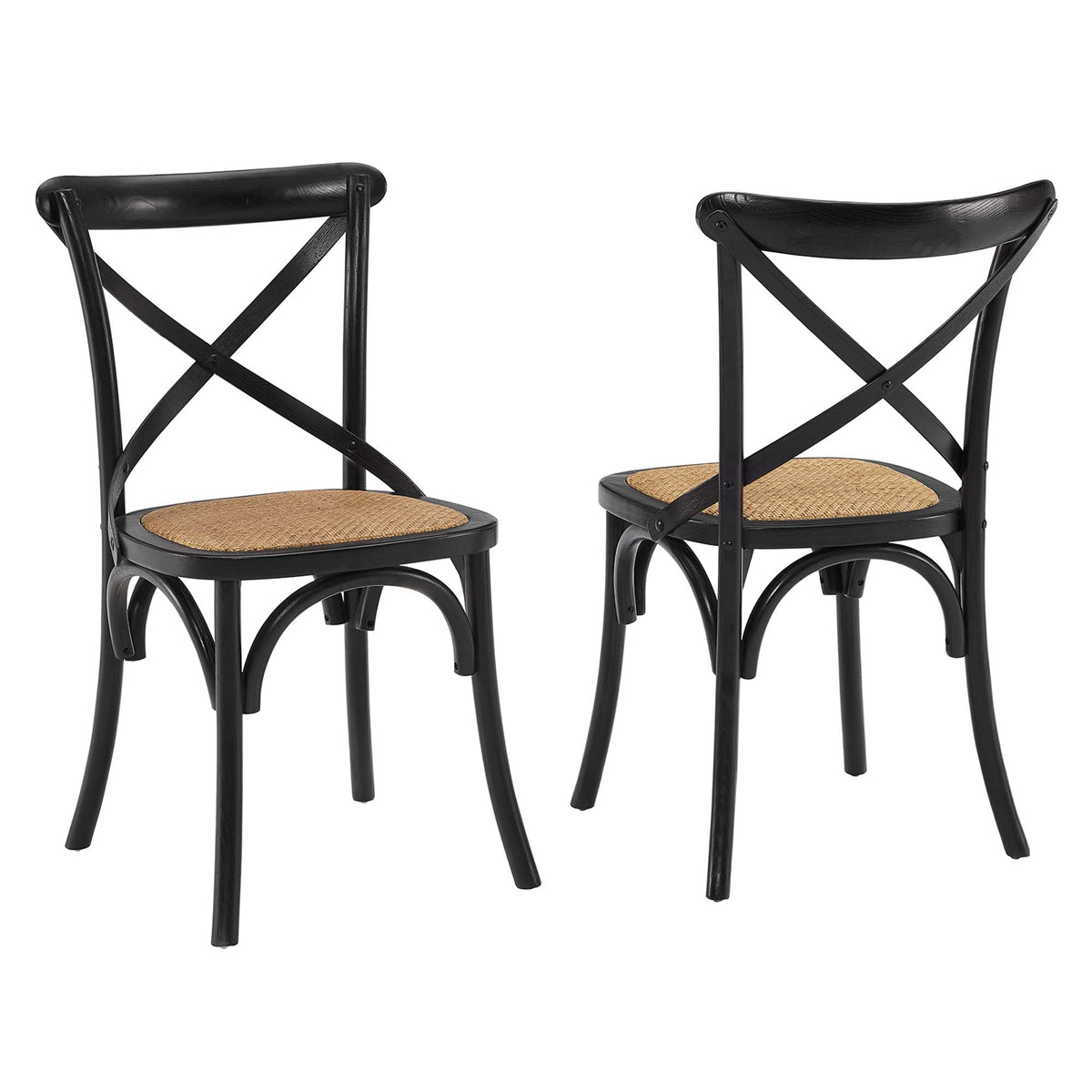 Gear Dining Side Chair Set of 2 - Black