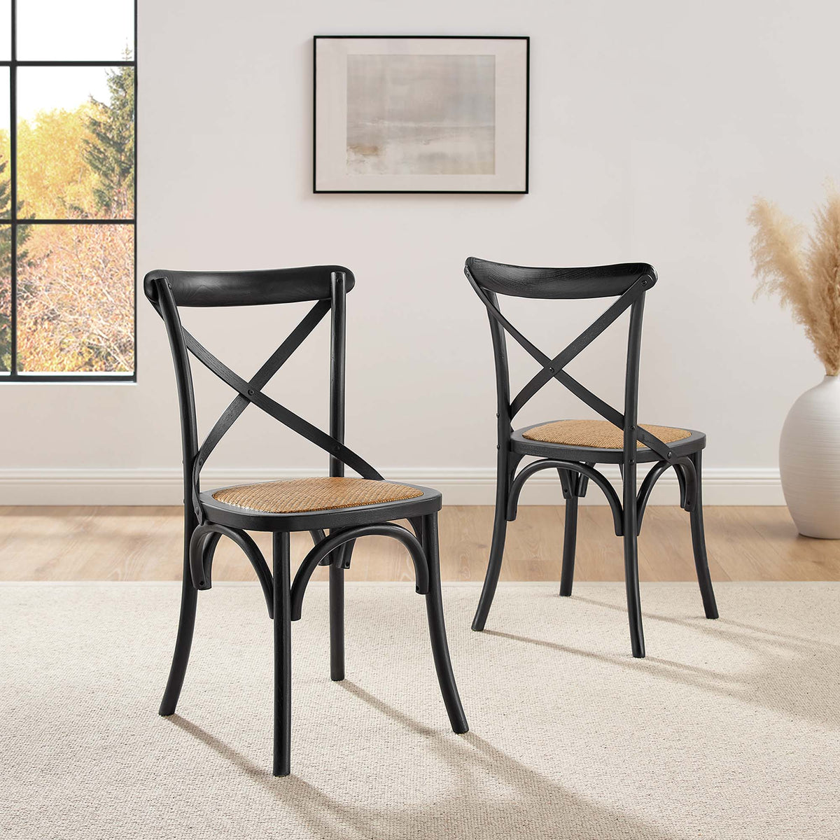 Gear Dining Side Chair Set of 2 - Black