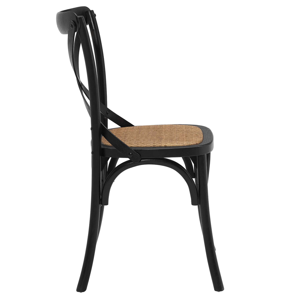 Gear Dining Side Chair Set of 2 - Black
