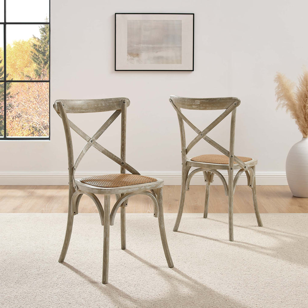 Gear Dining Side Chair Set of 2 - Gray