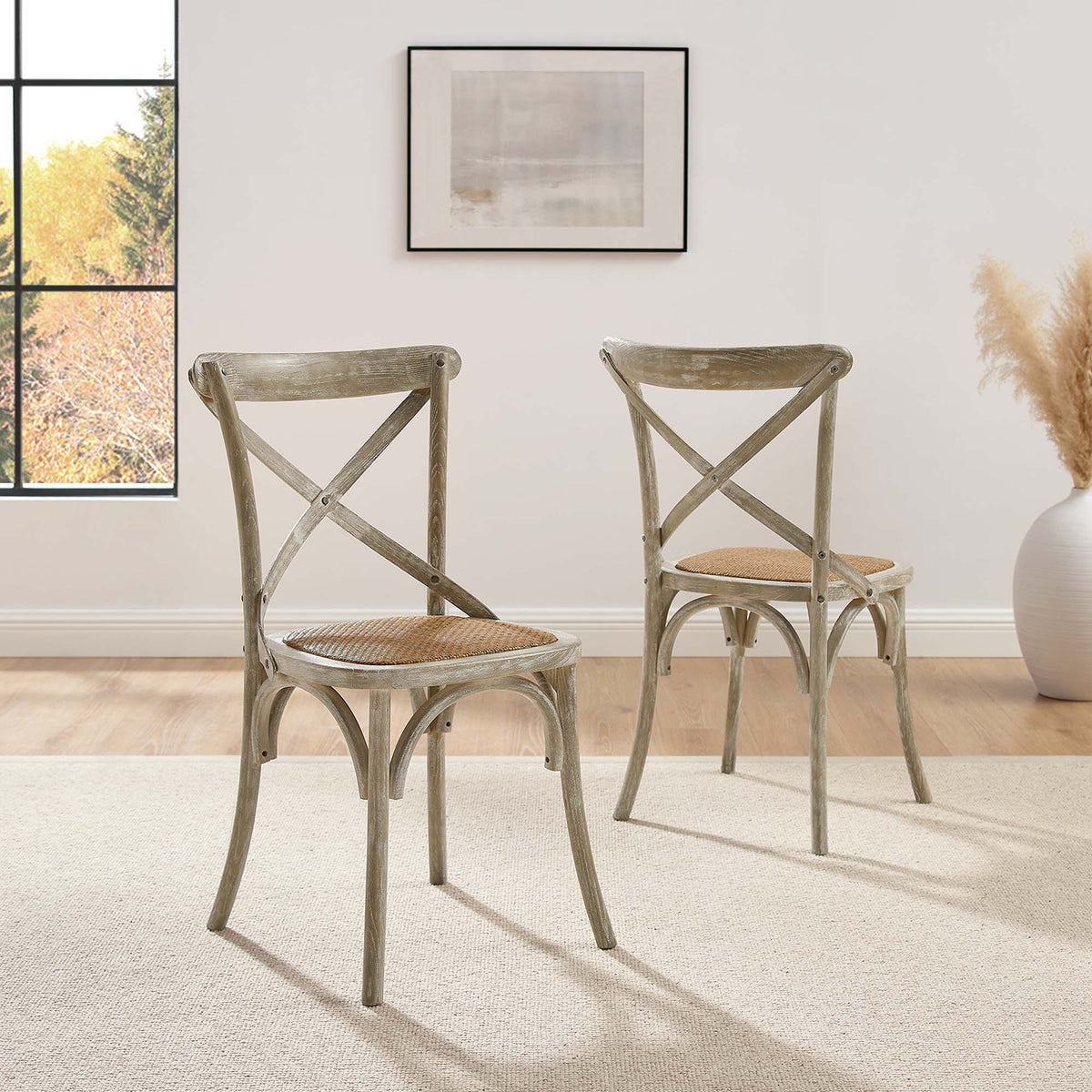 Gear Dining Side Chair Set of 2 - Gray
