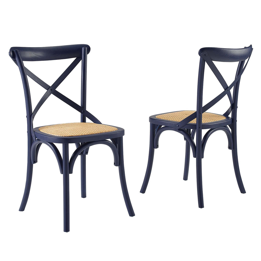 Gear Dining Side Chair Set of 2 - Midnight Blue