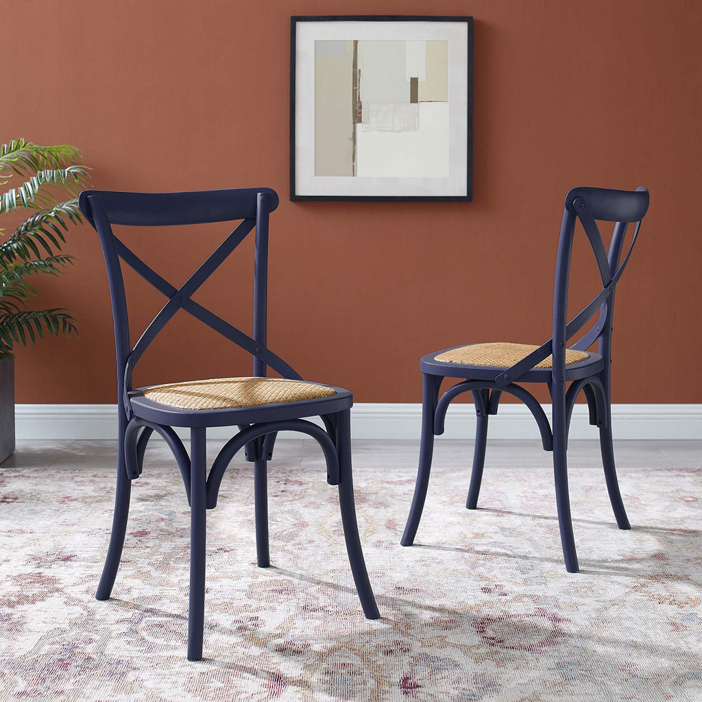 Gear Dining Side Chair Set of 2 - Midnight Blue