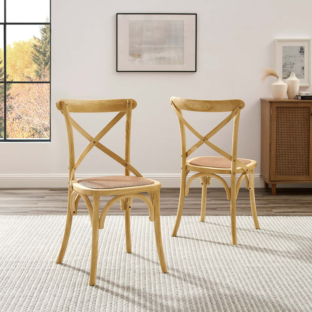 Gear Dining Side Chair Set of 2 - Natural