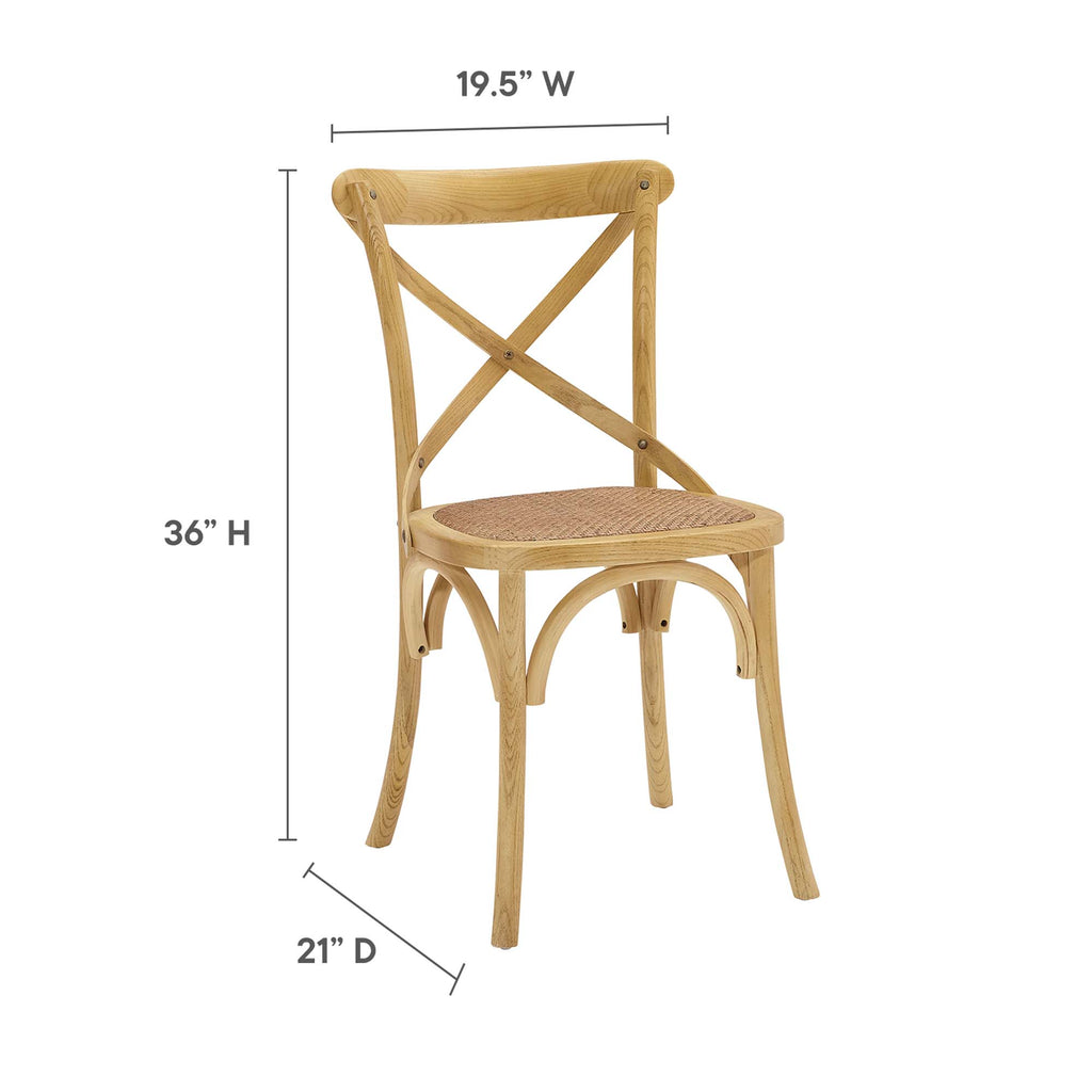 Gear Dining Side Chair Set of 2 - Natural